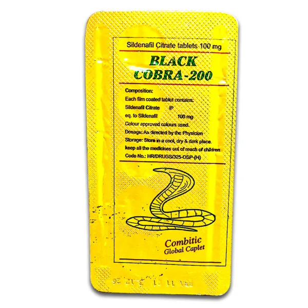 Black Cobra 200 Tablets