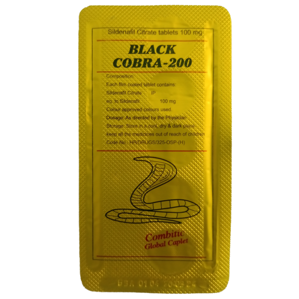 Black Cobra 200 Tablets