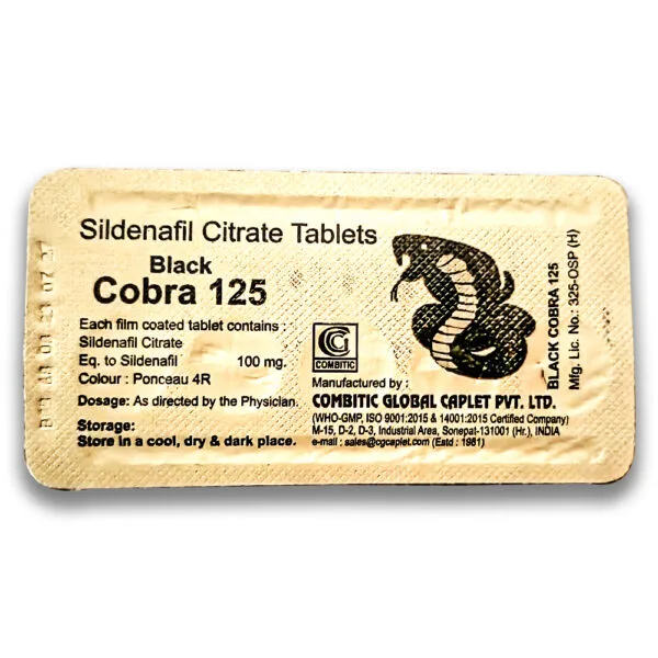 Black Cobra 125 Tablet