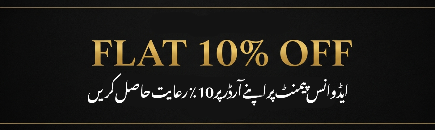 Flat 10% Off on Advance Payment