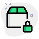 A plain box icon symbolizing the private and discreet delivery service by Cyure