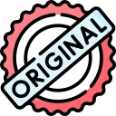 Icon representing 100% genuine products at Cyure